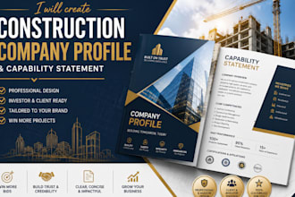 create a construction company profile and capability statement