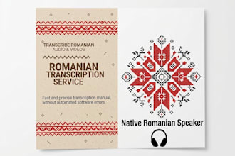 accurately transcribe romanian audio or video