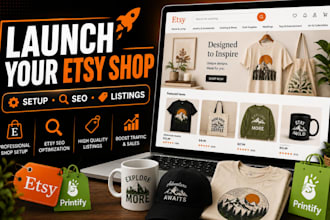 set up etsy shop, etsy digital products planner,   etsy digital products listing
