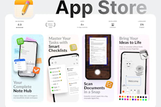 design app store and play store screenshots for ios and android