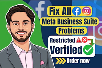 setup and fix meta business suite suite, ads account and lost 2fa