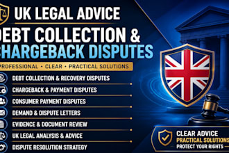provide UK legal advice on debt collection and chargeback disputes