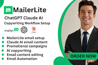 do mailerlite chatgpt claude ai copywriting workflow setup
