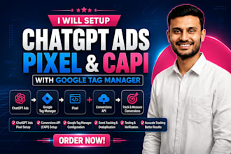 setup openai chatgpt ads pixel and conversion API with GTM