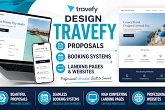 design travefy proposals booking systems travefy landing pages and websites