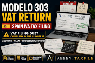 file spain modelo 303 vat return and handle spanish iva tax filing