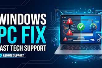 do windows PC troubleshooting and technical support