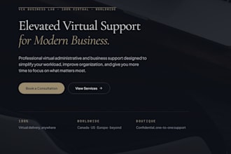 we will provide professional virtual administrative support for your business
