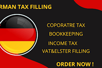 do german tax filling,bookkeeping,elster filling,corporate