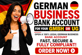 setup a german gmbh or ug with director, address bank creation mercury wise