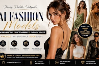 create realistic ai fashion model photography fashion videos for your brand