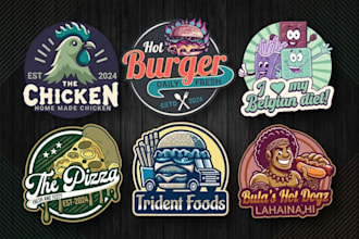 create modern restaurant, coffee, bakery, pastry, food logo design