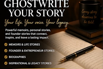 ghostwrite your memoir or personal story