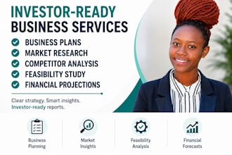 do market research, competitor analysis and business plans