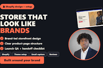 design and build a branded shopify store