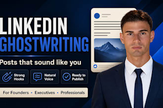 be your linkedin ghostwriter for personal branding