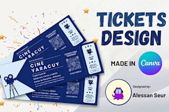 create custom tickets for events