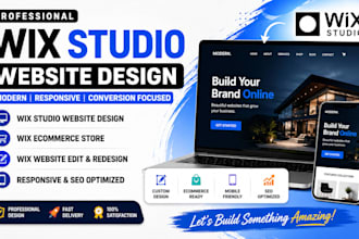 develop wix studio website wix ecommerce store wix web design edit wix site
