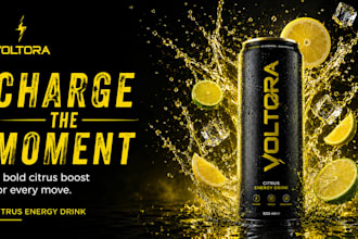 design professional product ad posters for social media
