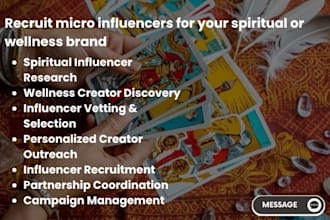 recruit micro influencers for your spiritual or wellness brand