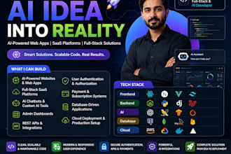 build ai websites and software