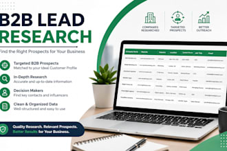 research your target market and find qualified prospects