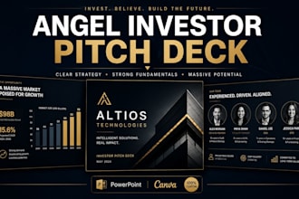 create an angel investor pitch deck that attracts serious investors
