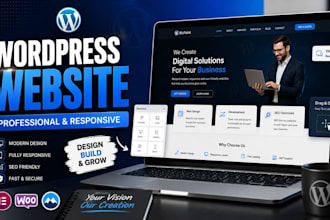 design and build a professional worldpress website