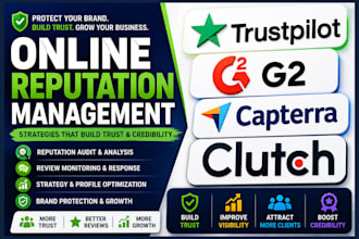 manage and improve your online brand reputation on clutch, g2, capterra