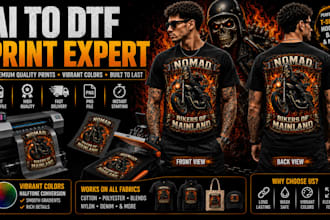 convert ai generated design to dtf dtg halftone png print ready files