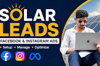 set up facebook and instagram ads for solar lead generation