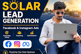 set up facebook and instagram ads for solar lead generation
