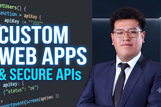 build full stack react and nextjs web apps