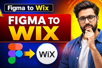 convert figma to wix or redesign your wix website