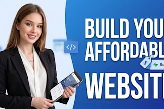 redesign, design affordable website, vibe coding, elementor website