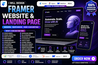 design framer website framer landing page figma to framer figma design