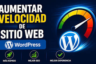 aumentar velocidad del sitio web wordpress