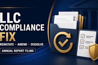 handle llc reinstatement amendment dissolution and annual report filing