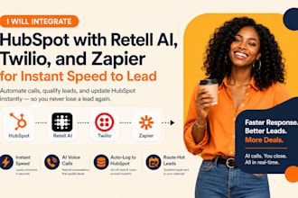 integrate hubspot with retell ai twilio and zapier for instant speed to leads