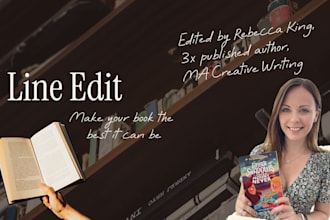 complete a line edit of your novel