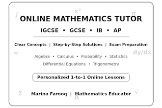 be your online math tutor for igcse cbse gcse ib ap