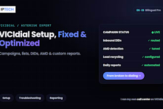 set up, fix, and optimize your vicidial dialer and reports