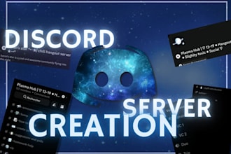 create a discord server for you