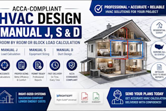 do hvac design manual j s and d room by room or block load calculation