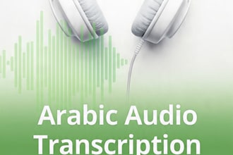 transcribe arabic audio to text with  accuracy