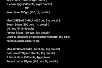 customize a diet plan according to your requirements