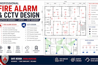 fire alarm, cctv systems, nfpa 72, IP cctv, riser diagram