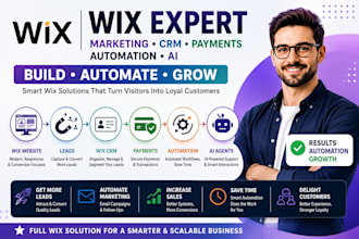 do wix marketing wix payment wix leads crm wix automation wix website ai expert
