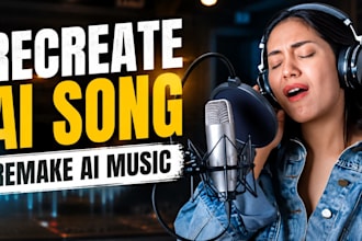 remake ai generated song, recreate ai music to original full song production