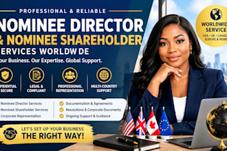 offer credential and reliable nominee director services